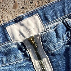 MOTHER Denim distressed shorts